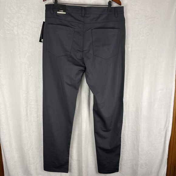 Legend Comfort Fit Chino Golf Pants Mens 36x32 Gray Moisture Wicking Stretch NWT - Picture 6 of 8